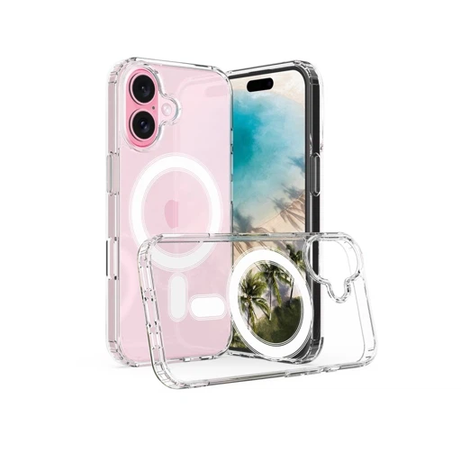 Чехол Clear Case Acryl MagSafe для iPhone16
